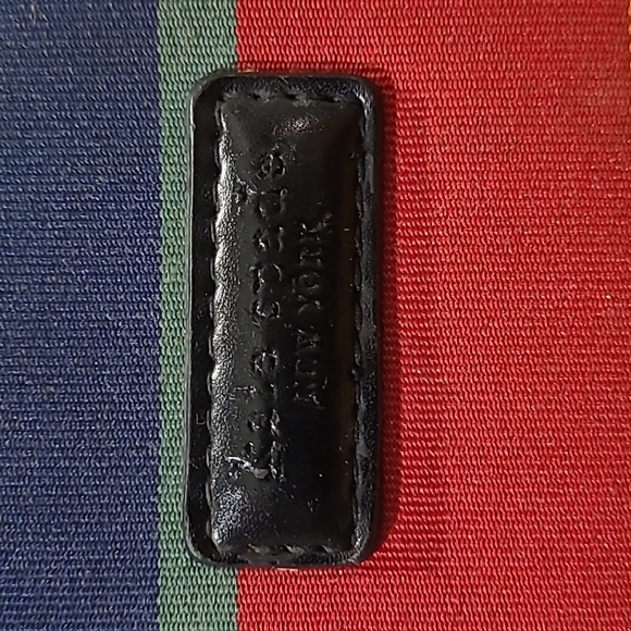 VINTAGE KATE SPADE NEW YORK RAINBOW STRIPE PURSE - Picture 3 of 9